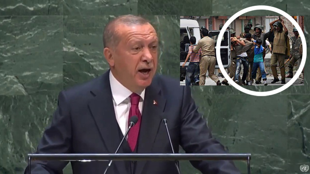 Turkish President Erdogan raises Kashmir issue at UN