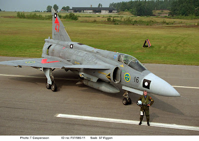 Sjt fighter Saab 37 Viggen