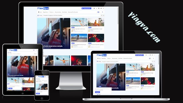 FlexSpot - Magazine & Fast Loading Blogger Template
