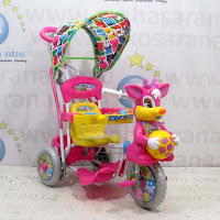 pink sepeda roda tiga royal baby ball