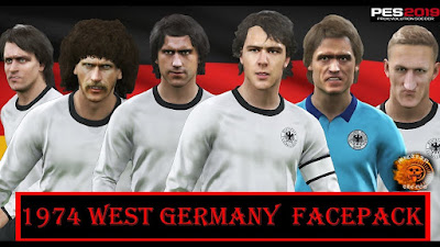 PES 2019 Facepack West Germany 1974 World Cup by MictlanTheGod