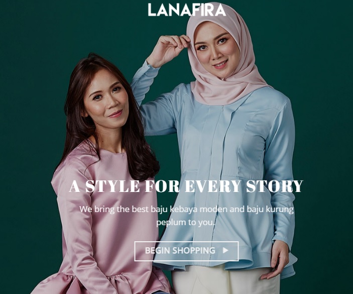 Butik Lanafira Menampilkan Busana Muslimah Trend Masa Kini