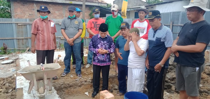 Al Haris Letakkan Batu Pertama, Masjid Megah di Kembar Lestari I Resmi Dibangun