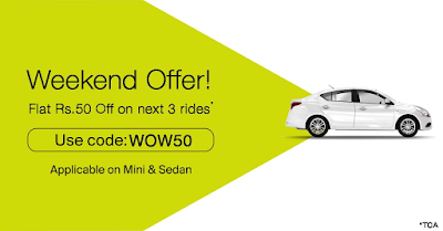 Ola Cab Rs50 Off Coupon