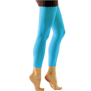 turquoise metallic leggings