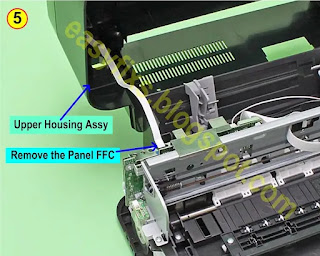 How to replace or clean the waste ink pad on the Epson L100, L101 - 05