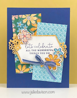 Stampin' Up! Regency Park Suite Card + Sunday Stamping Video ~ www.juliedavison.com #stampinup