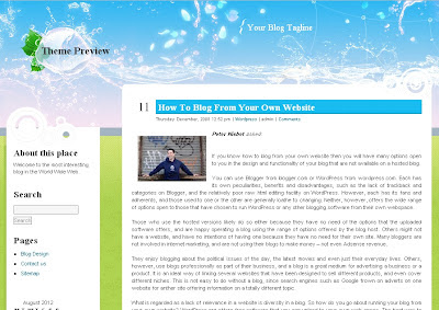 EcoBlog Wordpress Theme