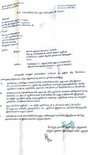 உபரி பட்டதாரி ஆசிரியர்களை பணிநிரவல் செய்வது குறித்து தகவல் அறியும் உரிமைச்சட்டம் மூலம் விளக்க கடிதம்!