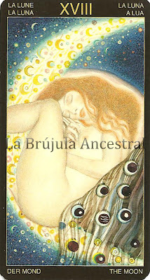 La Luna, Arcanos Mayores Tarot Klimt