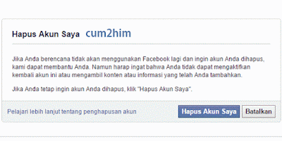 Cara Paling Ampuh Menghapus Akun Facebook Yang Kena Spam