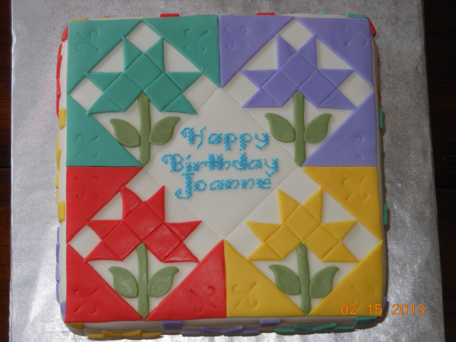 It s a piece of cake  Quilt  Birthday Cake 