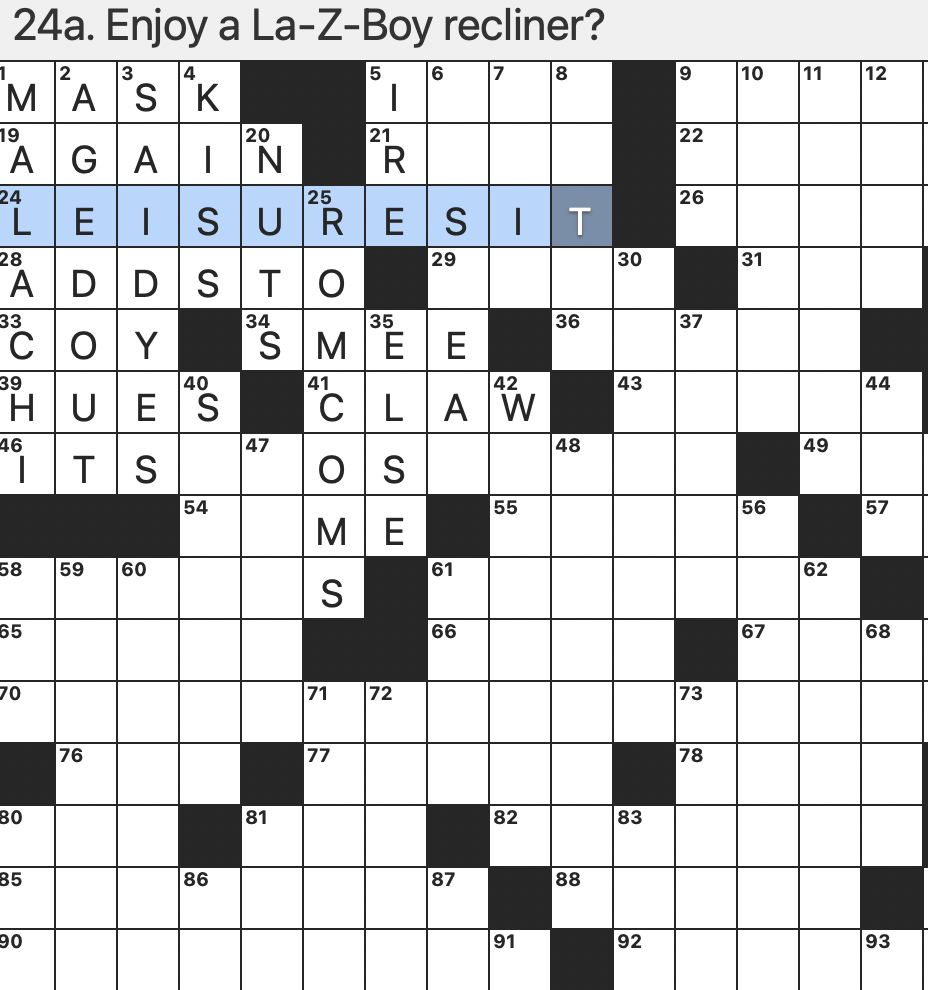 Rex Parker Does the NYT Crossword Puzzle: Modern digital asset in