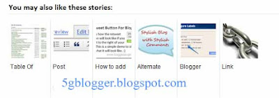 adding related post widget in blogger