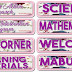 Purple Labels for your Classroom