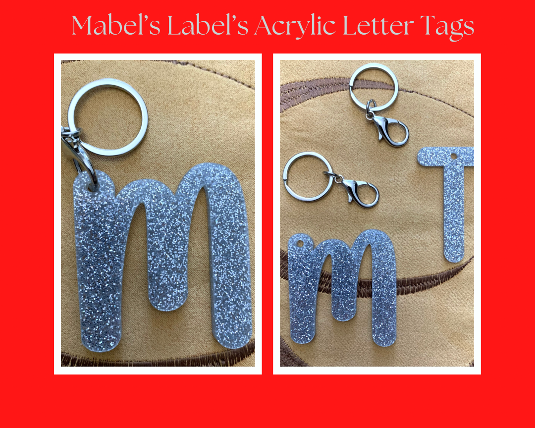 Mabel’s Labels Acrylic Letter Tags