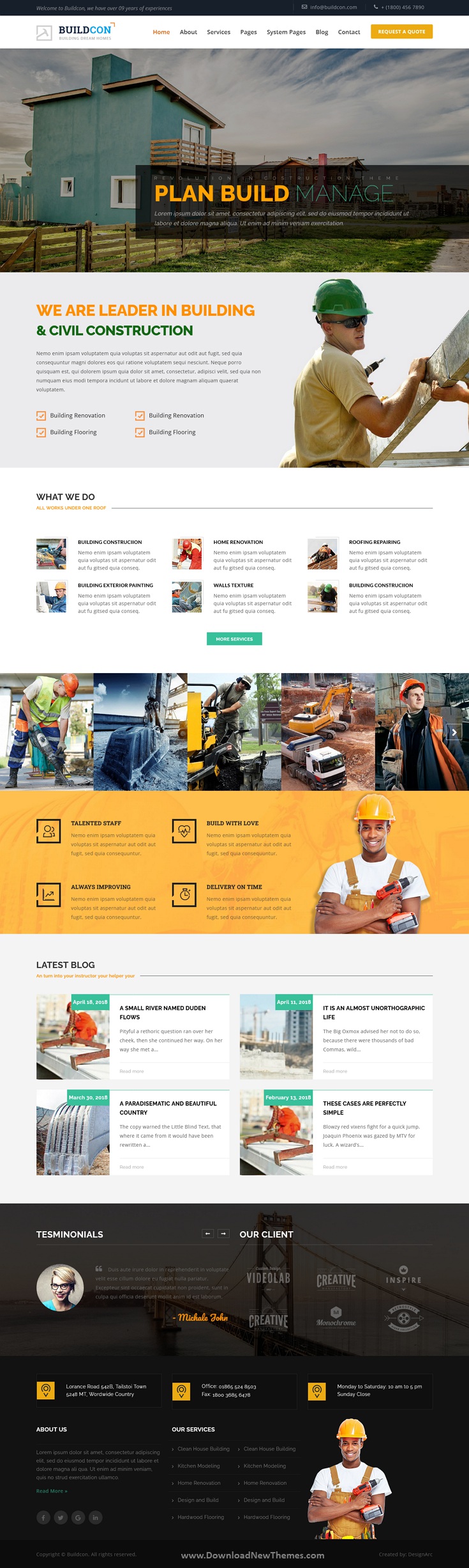 Buildcon – Factory & Industry Hubspot Theme