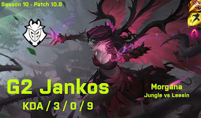 G2 Jankos Morgana JG vs Leesin - EUW 10.8