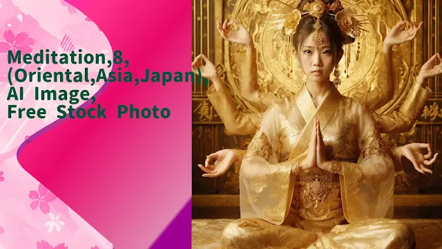 Meditation,8,(Oriental,Asia,Japan),AI Image, Free Stock Photo