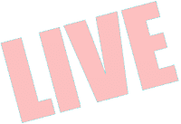 'LIVE' white console background