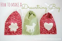 small drawstring bag