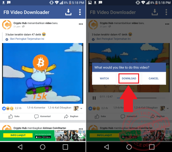 Cara Download Video Di Facebook Dengan Cepat Dan Mudah