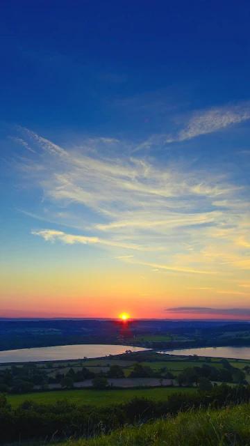 Sunset Peace Land iphone Wallpaper