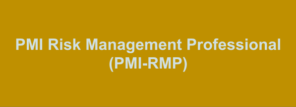 PMI Risk Management Professional (PMI-RMP)