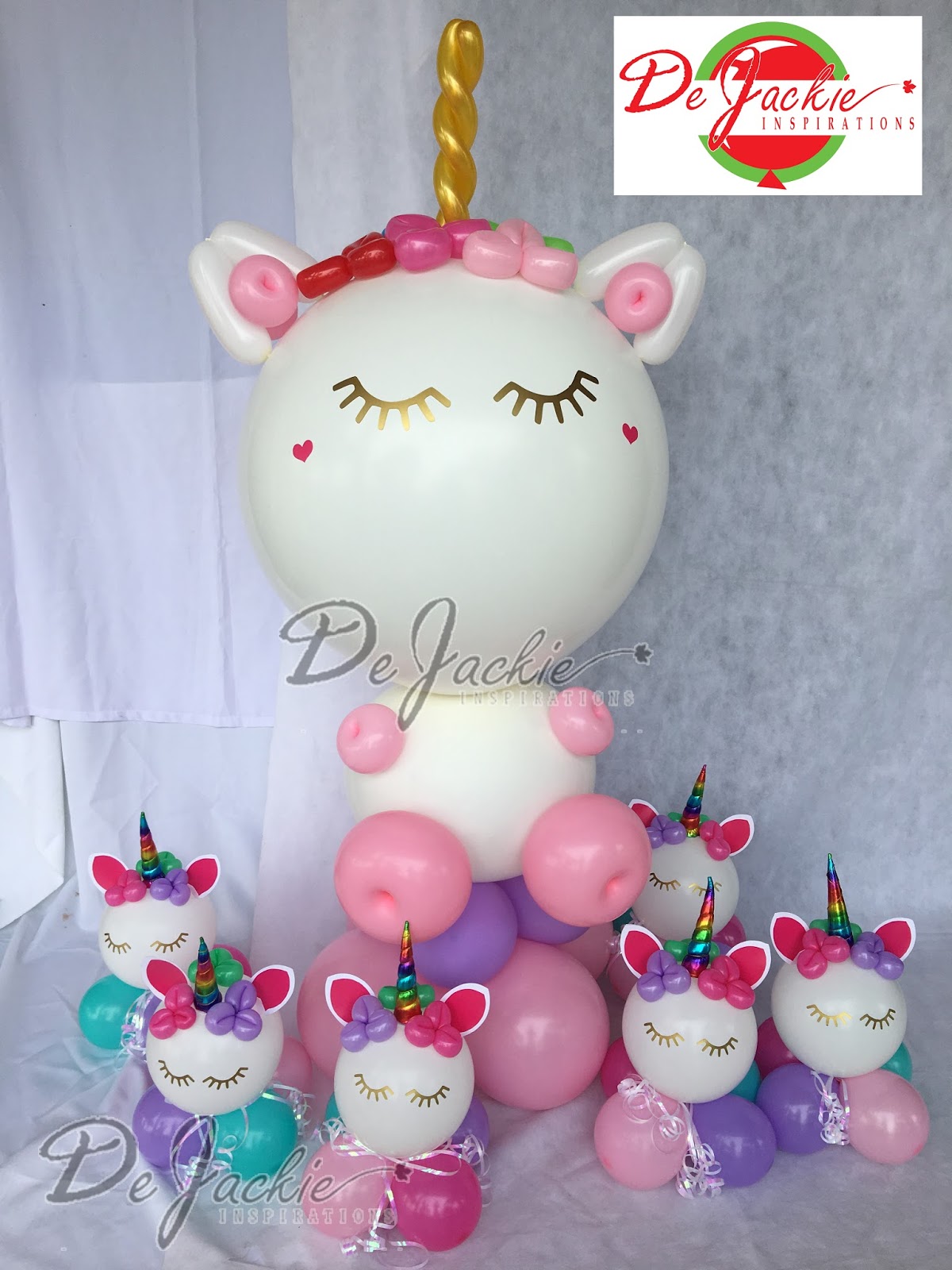 Balloon Decorations For Weddings Birthday Parties Balloon Sculptures In Kuching And Miri Sarawak Customised Ballon Centerpiece Unicorn Theme