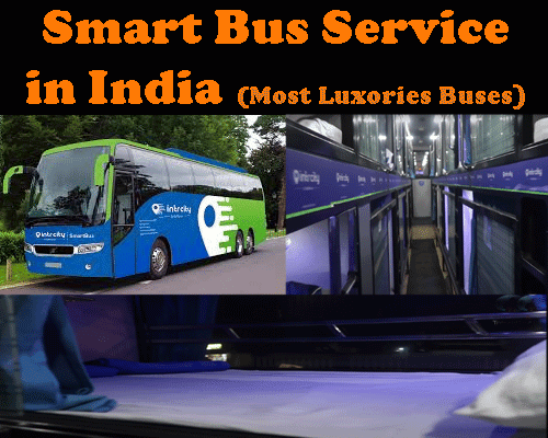 Smart buses in india, features of smart bus services, Frequently asked questions, how to book ticket, help line number.