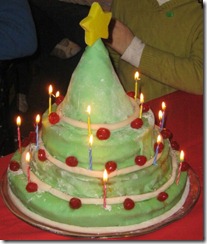 torta albero di natale