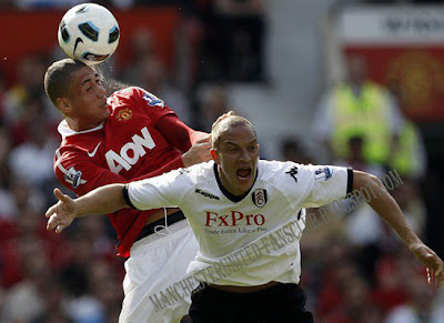 Chris Smalling Barclays Premier League Man Utd v Fulham