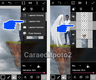  Hai guys jumpa kembali di rumah edit foto Cara Menambahkan Sayap di Picsart Android