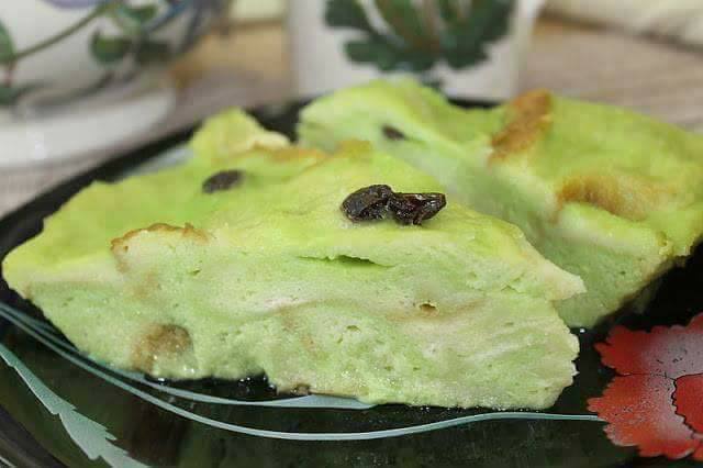 Puding Roti Pandan Kukus Simple  Koleksi Resepi Emak