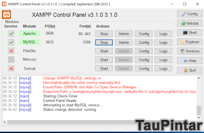 Cara Membuat Database dan Tabel di MySQL 