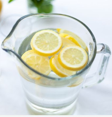 Lemon water helps digestion