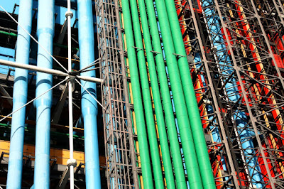 Eléments techniques colorés guillaume lelasseux février 2009 beaubourg centre pompidou