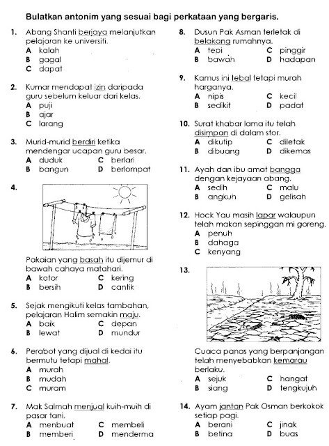 Marilah Belajar Bahasa Malaysia: Latihan