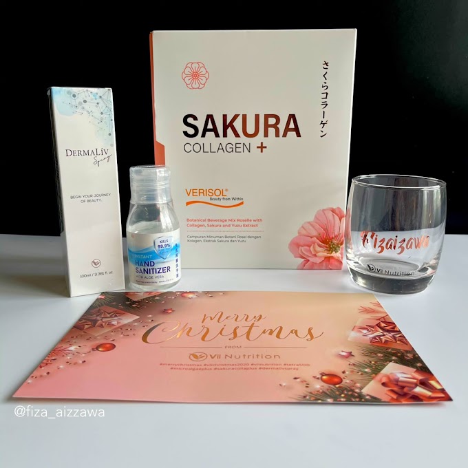 Khasiat dan manfaat minuman kolagen Sakura Collagen + oleh Vii Nutrition yang ramai kurang tahu