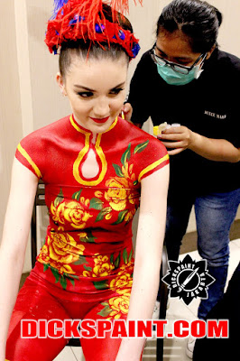 Body Painting Cheongsam Jakarta