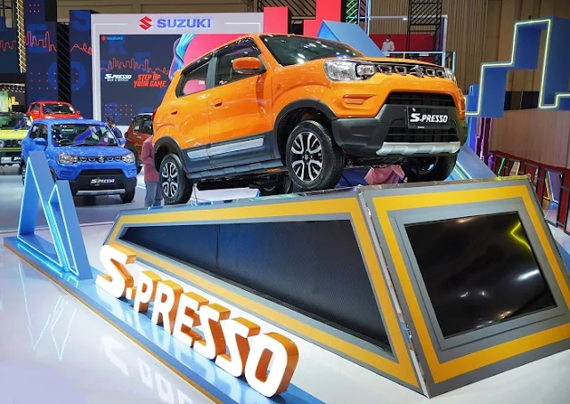 Blick auf den Suzuki S-Presso auf der GIIAS 2022