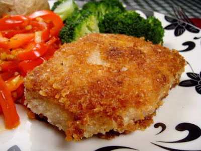 Garlic - Parmesan Crusted Pork Chops