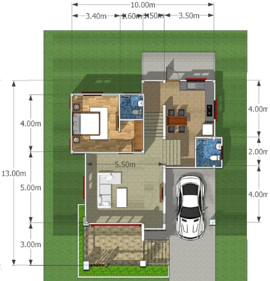 11 Desain rumah modern 2020 dengan split level