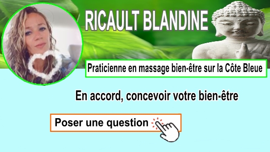 Praticienne en massage bien-être sur la Côte Bleue;