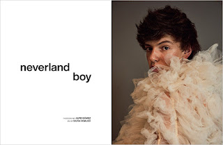 INYIM Media Fashion Cover Star: Model Vidal Via Uno Models In "Neverland Boy" Shot By Alfie Gómez.