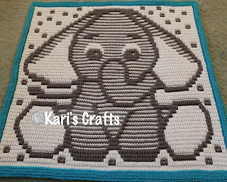 Baby elephant overlay mosaic crochet pattern now available