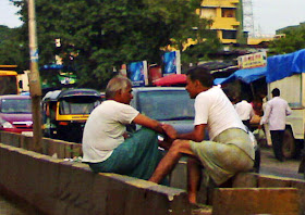 two friends talking