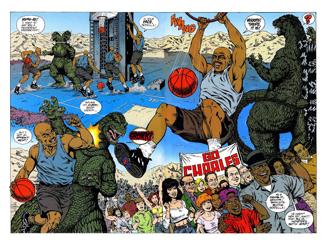 Godzilla vs. Barkley fumetto Dark Horse