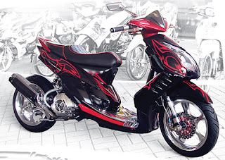 mio soul modif Modifikasi mio soul GT, mio soul sticker design