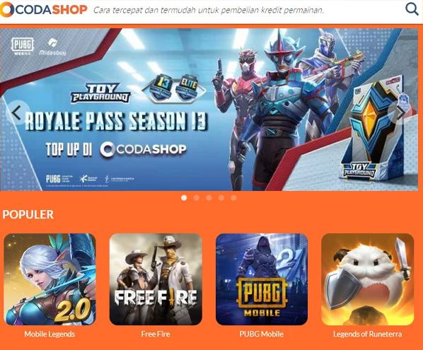 Situs Top Up Game Online Termurah